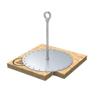 ABS-Lock-X-H-24 - Point d'ancrage pour toiture en zinc à tasseaux