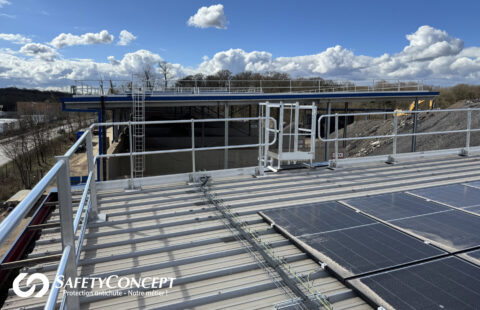 Garde-corps à riveter sur bac acier