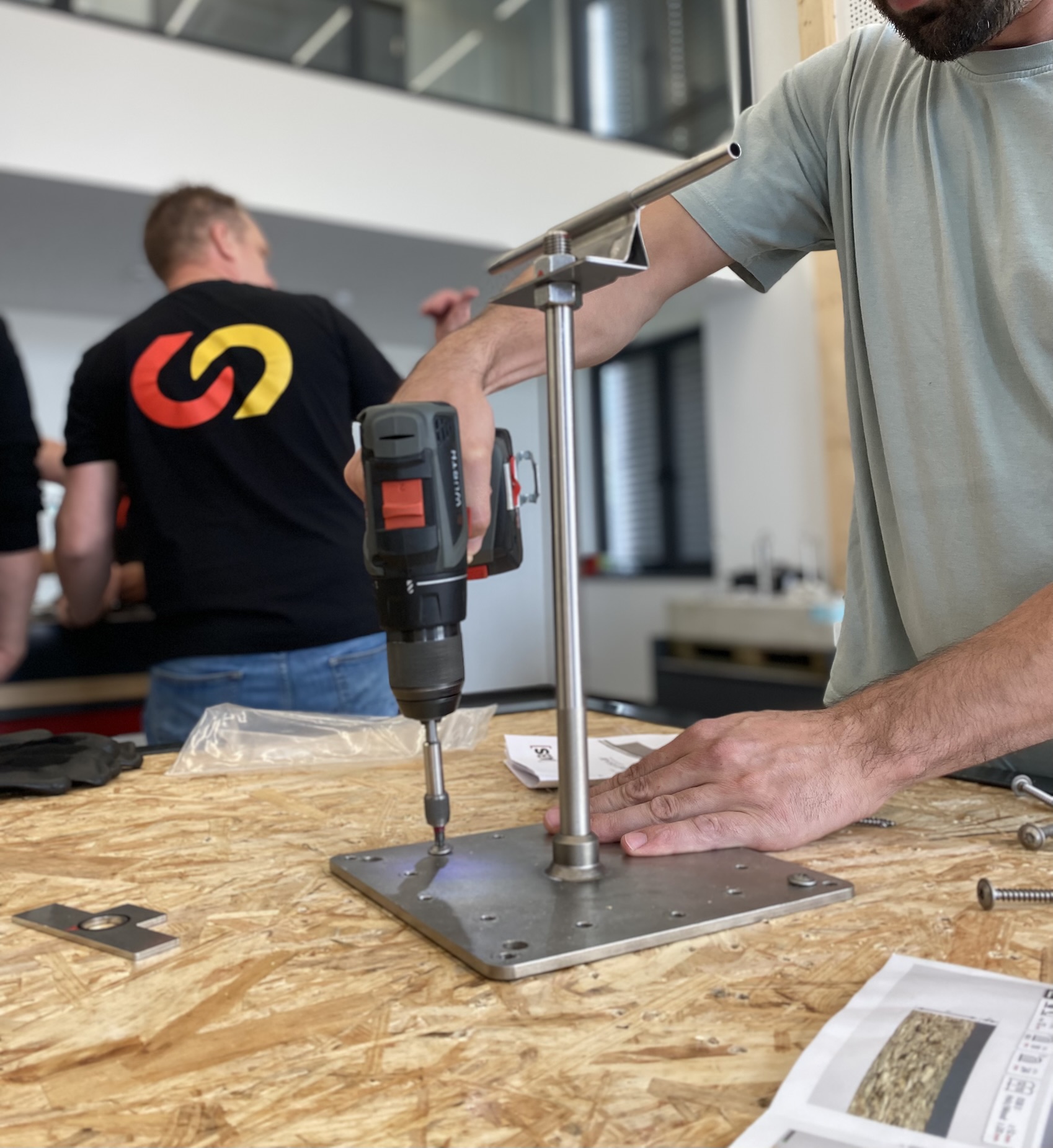 Formation à l'installation d'une ligne de vie